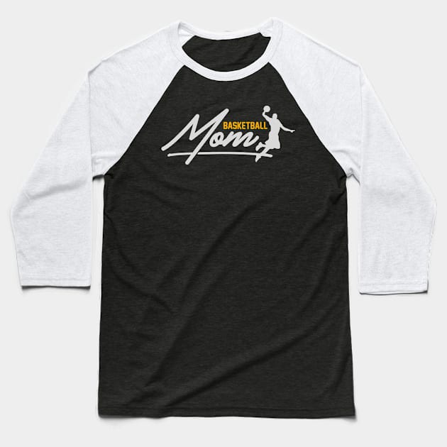 Basketball Mom Baseball T-Shirt by Toogoo